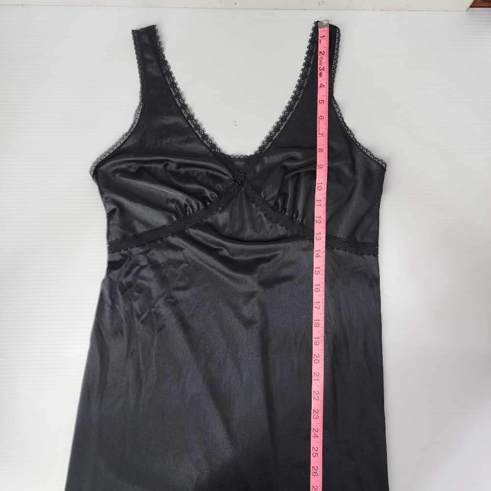 70's Vintage Sears Lace Trim Full Slip Dress - Picture 9 of 10